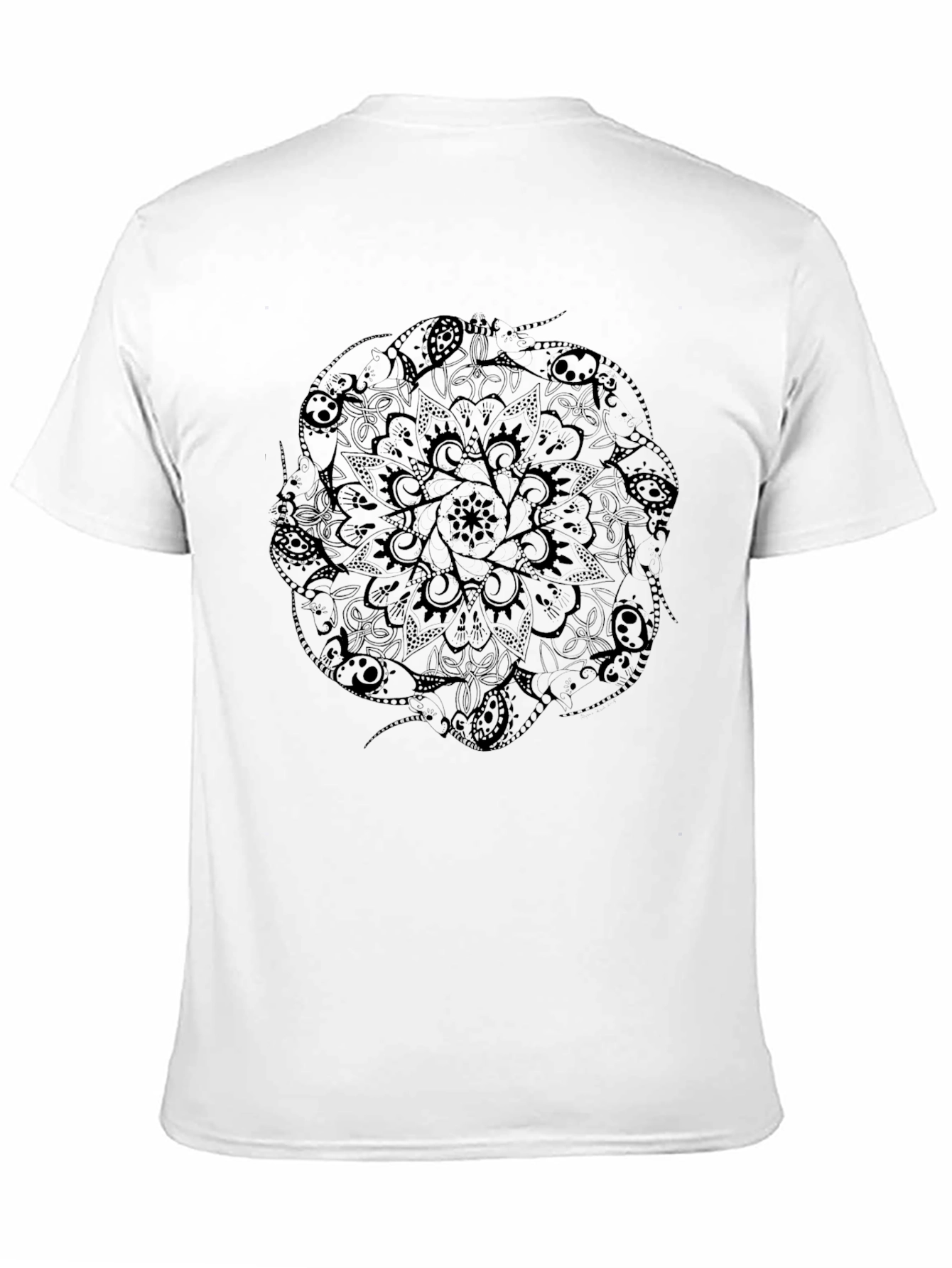 Black Mandala Graphic Tee