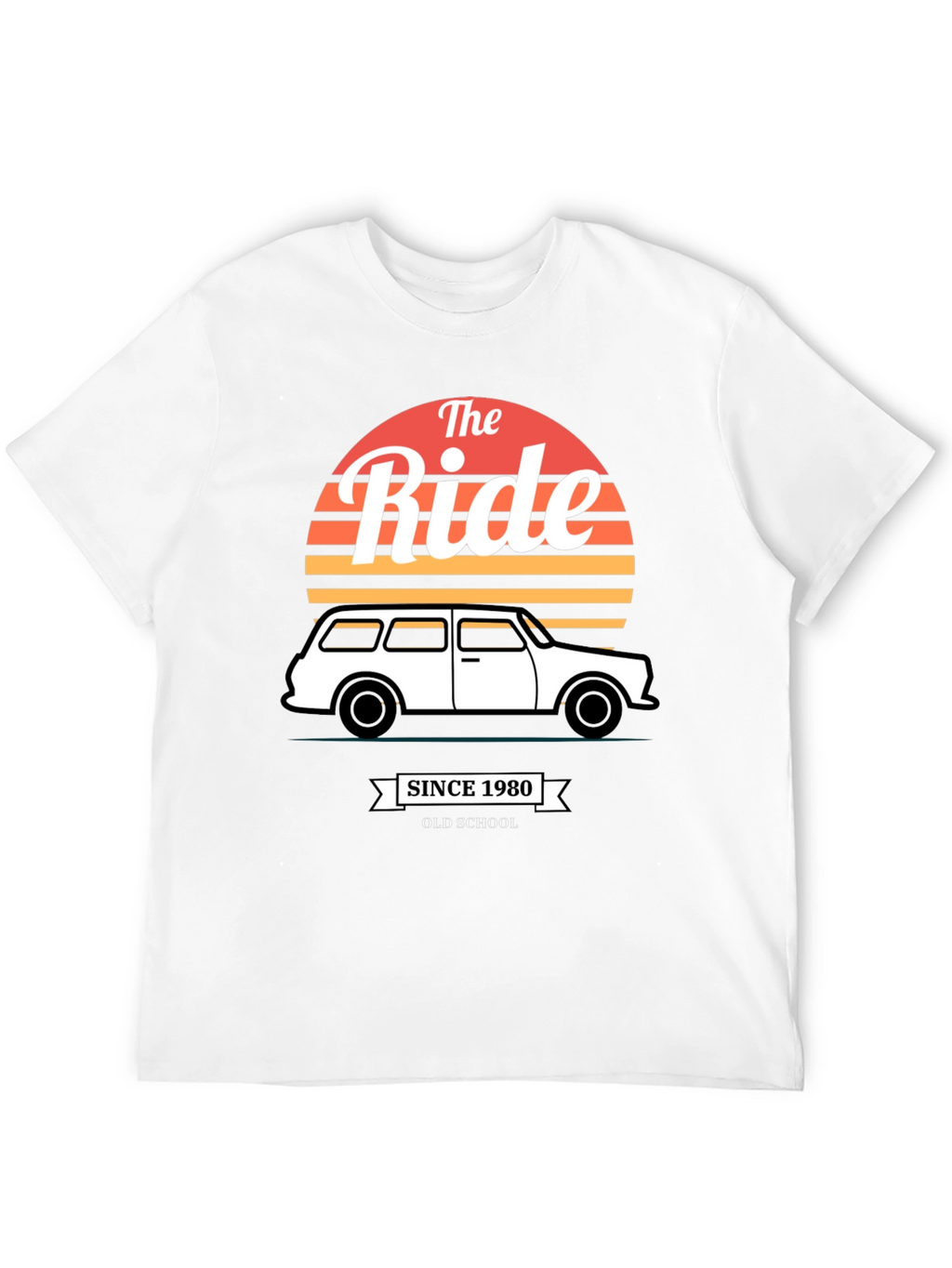 The Ride Since 1980 Old School Black T-Shirt