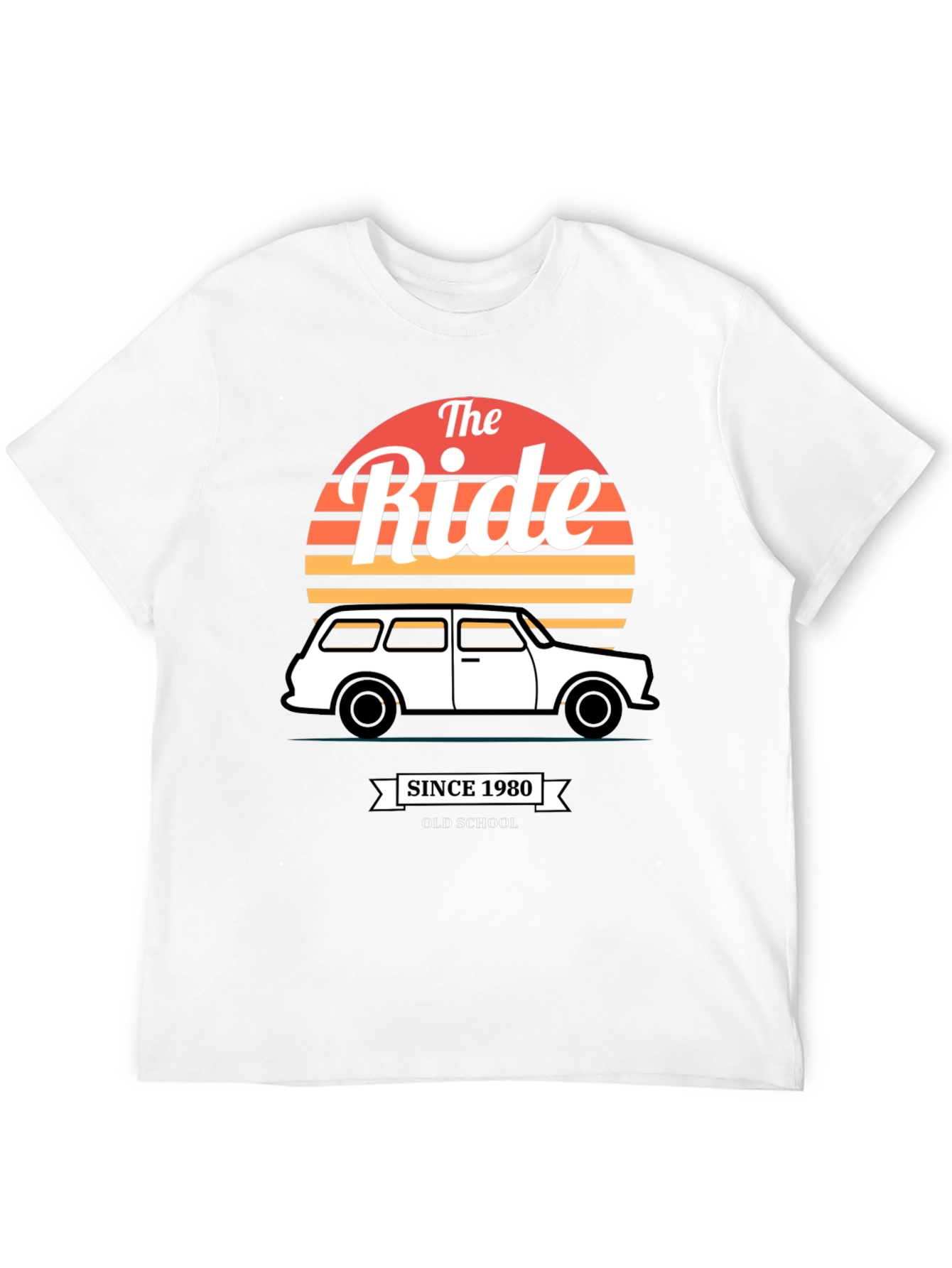 The Ride Since 1980 Old School Black T-Shirt