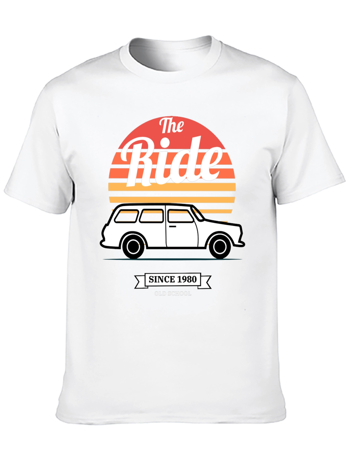 The Ride Since 1980 Old School Black T-Shirt