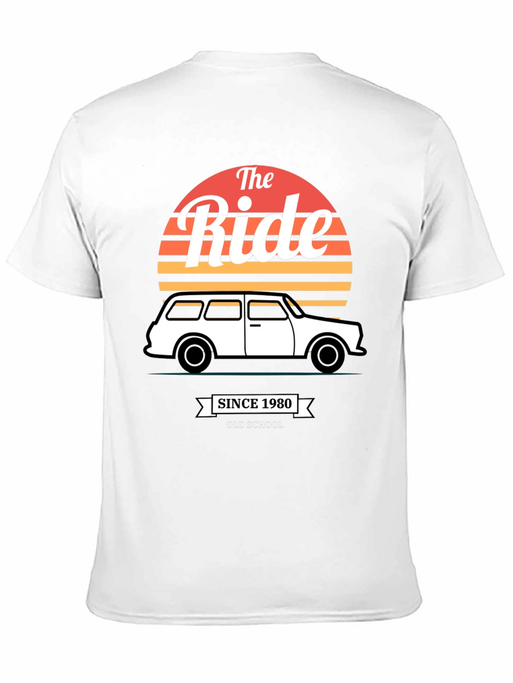 The Ride Since 1980 Old School Black T-Shirt
