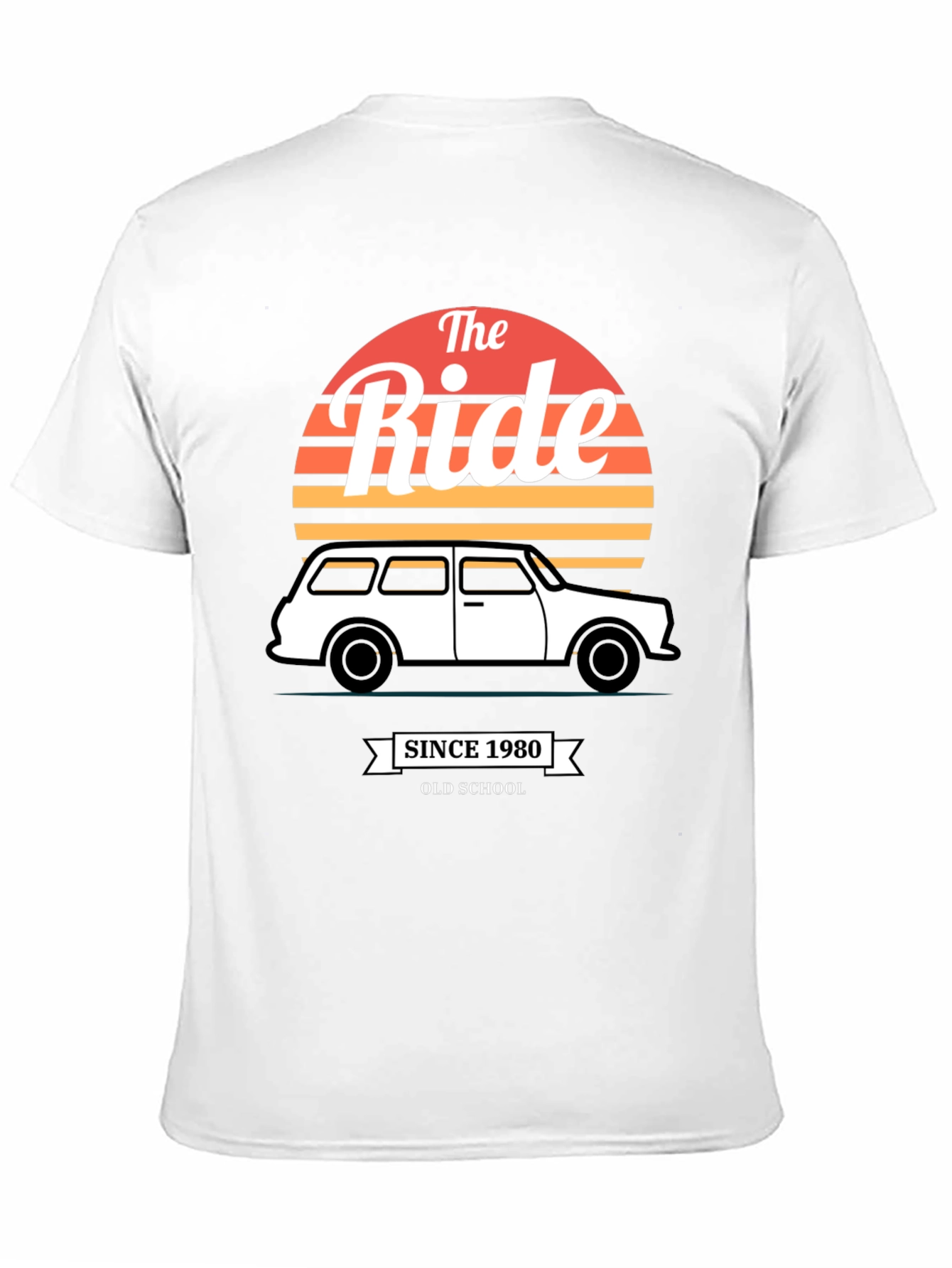 The Ride Since 1980 Old School Black T-Shirt