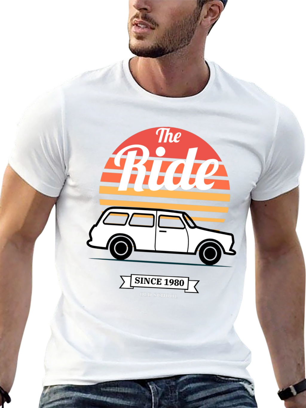 The Ride Since 1980 Old School Black T-Shirt