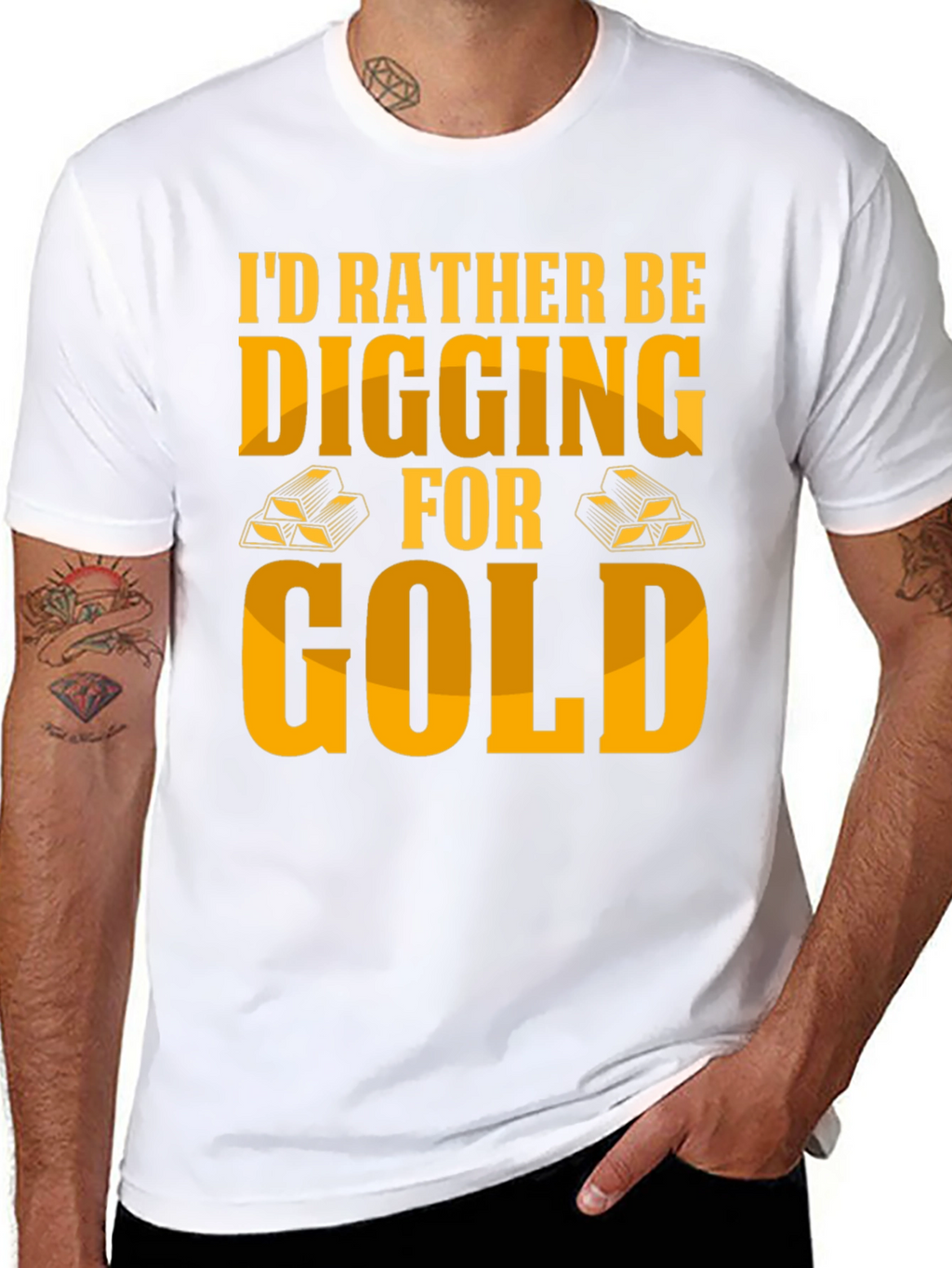Digging for Gold Graphic Tee