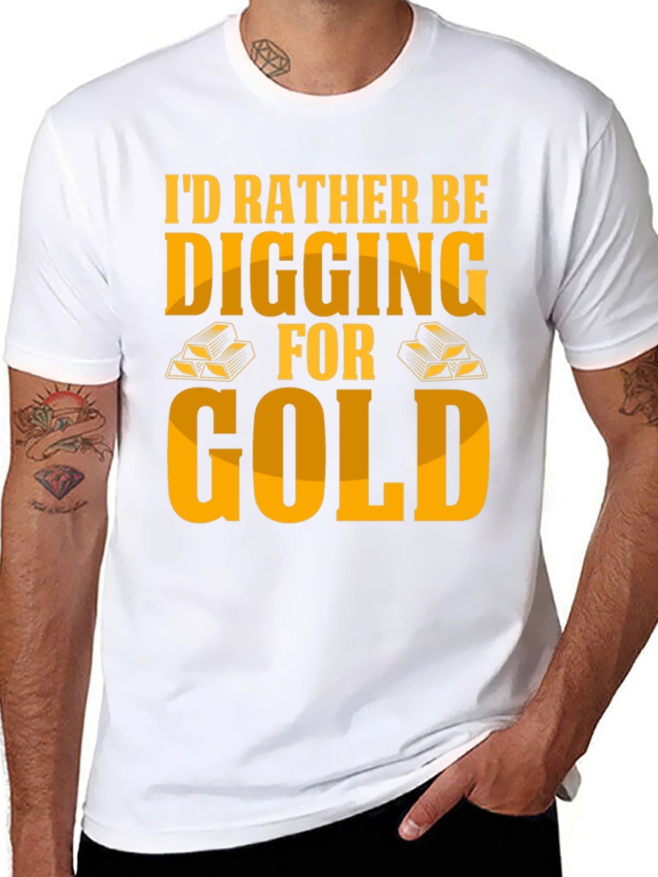 Digging for Gold Graphic Tee