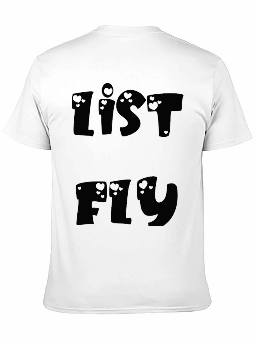 List Fly Black Graphic Tee