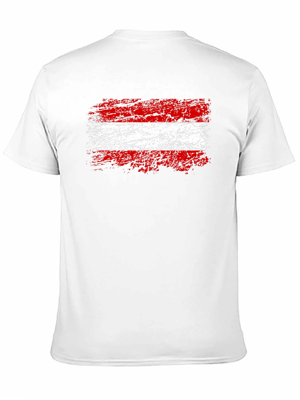 Austrian Flag Graphic T-Shirt - Grunge Style Austria Pride