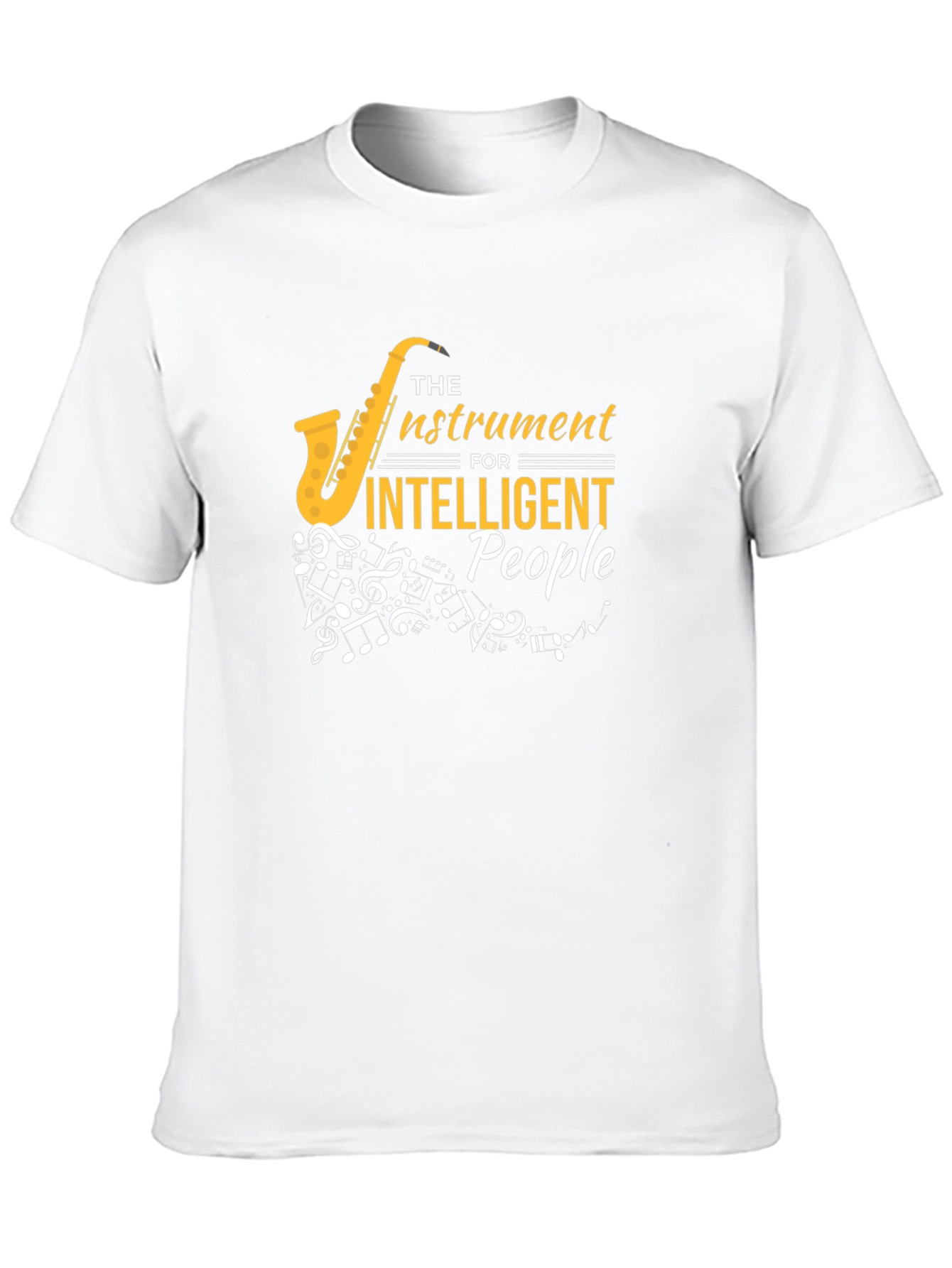 Saxophone Lover T-Shirt: Intelligent People Instrument Tee