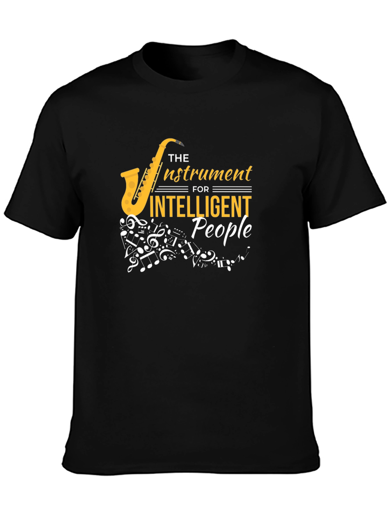 Saxophone Lover T-Shirt: Intelligent People Instrument Tee