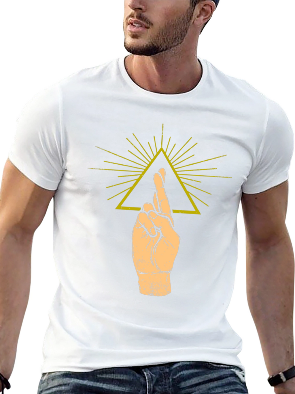 Fingers Crossed Graphic Tee - Unisex