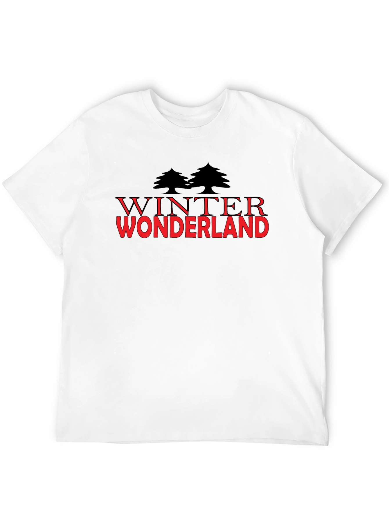 Winter Wonderland Graphic Tee - Black