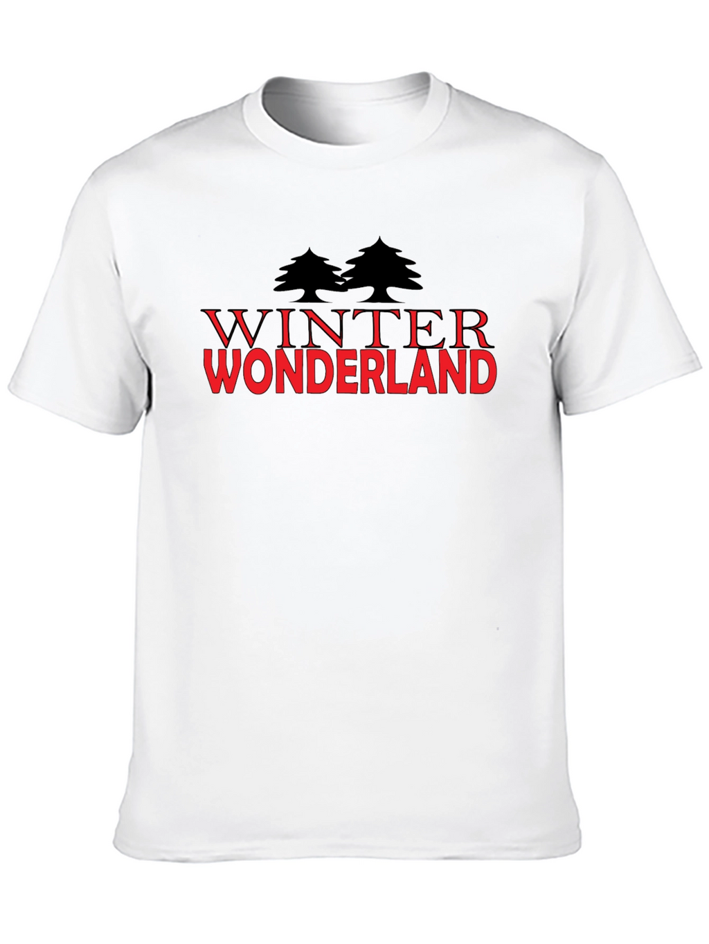 Winter Wonderland Graphic Tee - Black