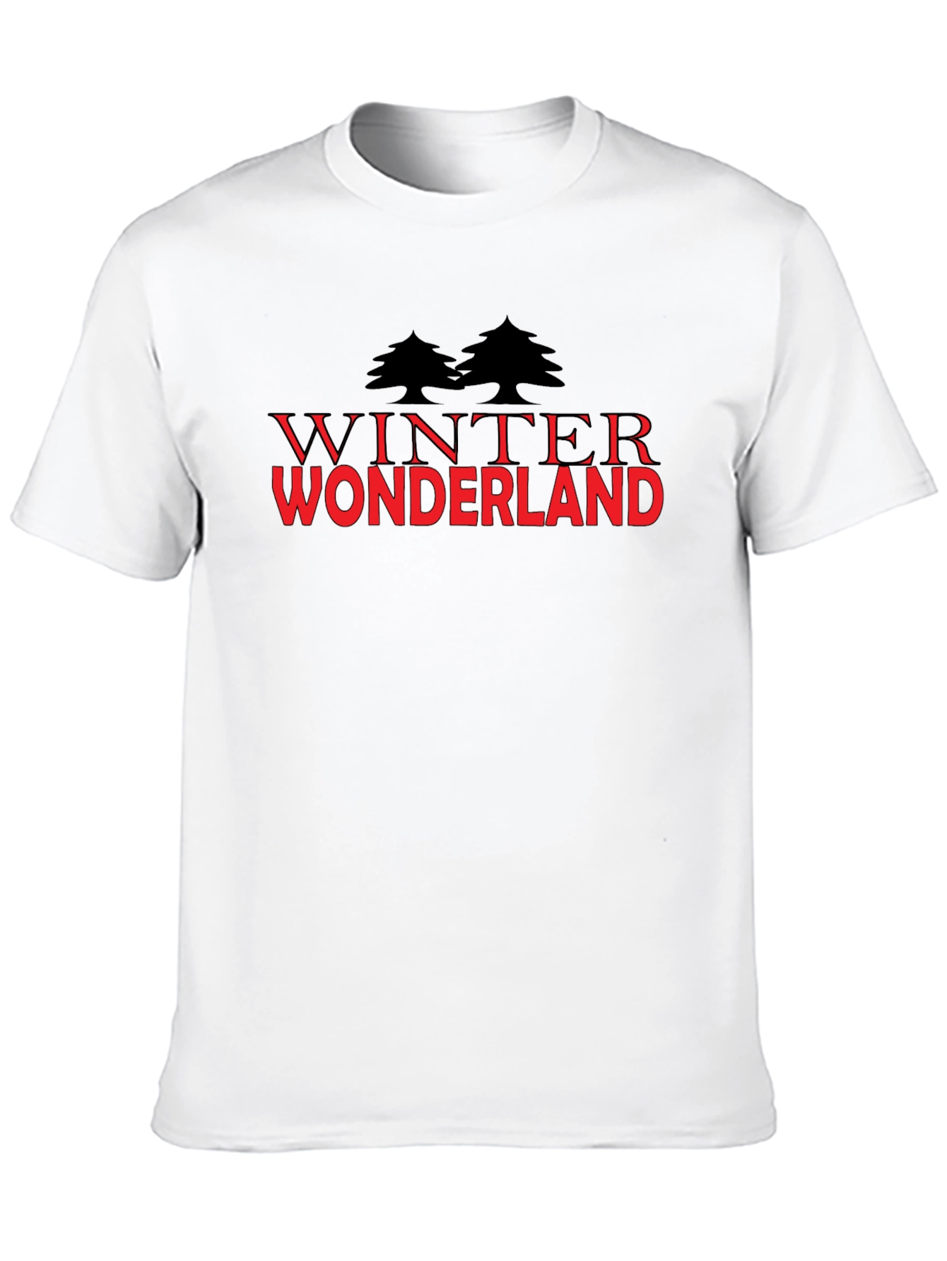 Winter Wonderland Graphic Tee - Black