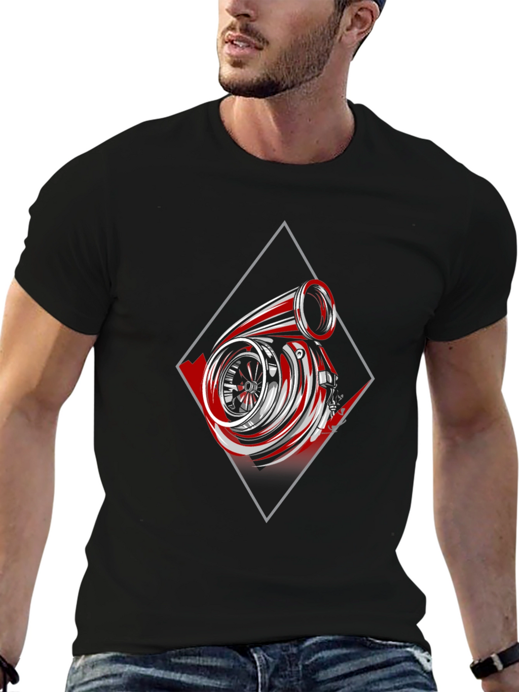 Turbo Graphic Tee - Automotive Enthusiast Apparel