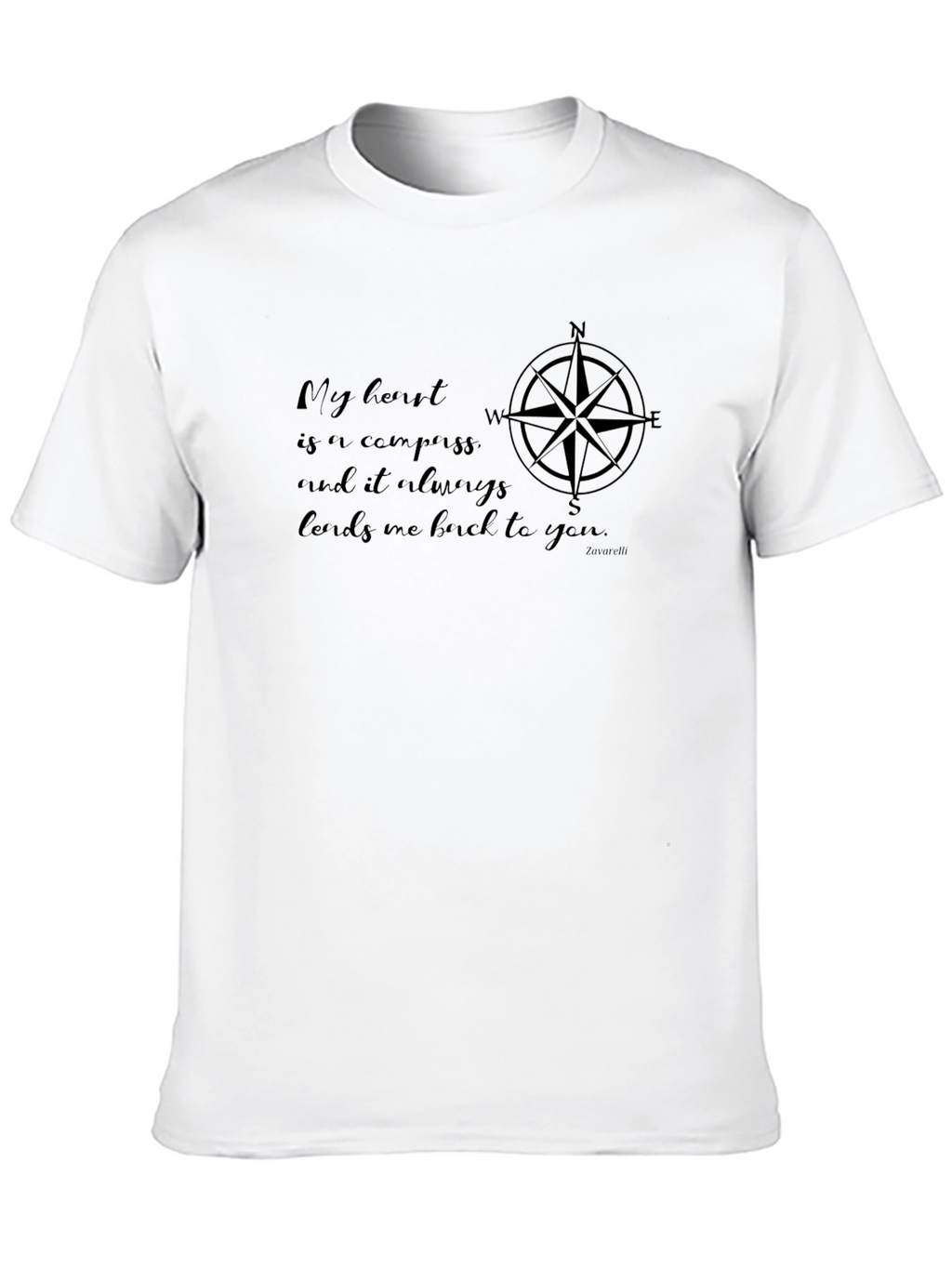 Compass Heart T-Shirt - Always Leads Back To You