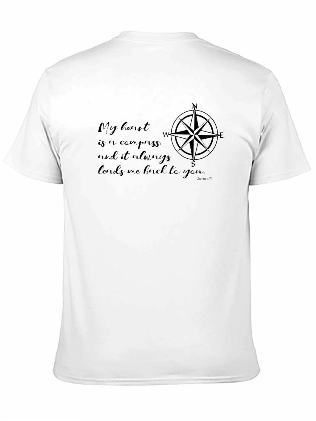 Compass Heart T-Shirt - Always Leads Back To You