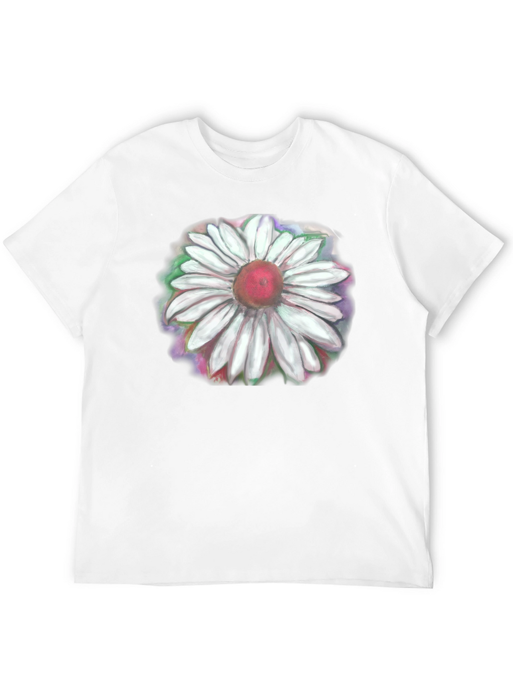 Floral Graphic Print Crew Neck T-Shirt