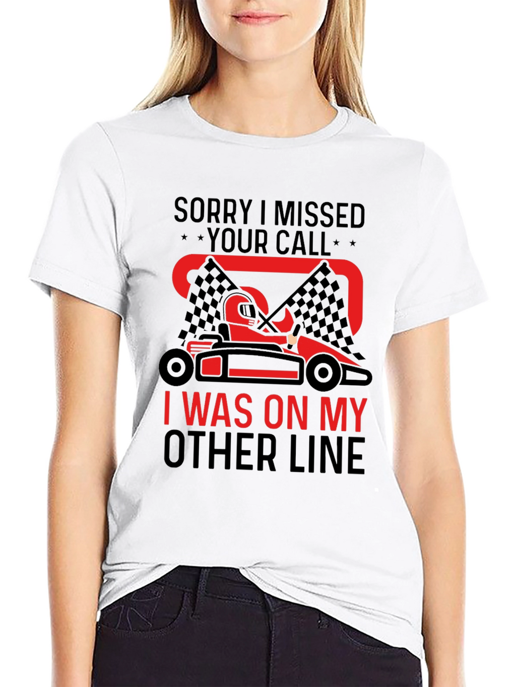 Go-Karting Fan T-Shirt: Missed Your Call