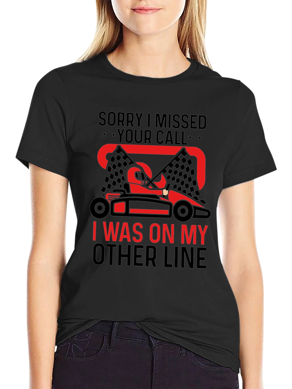 Go-Karting Fan T-Shirt: Missed Your Call