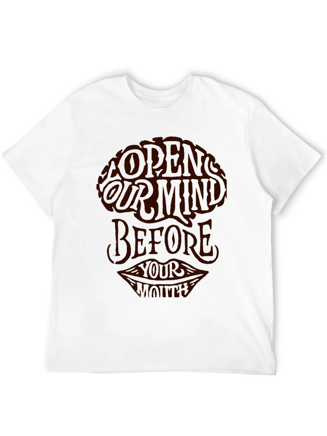 Open Your Mind Graphic Tee - Stylish Casual Wear