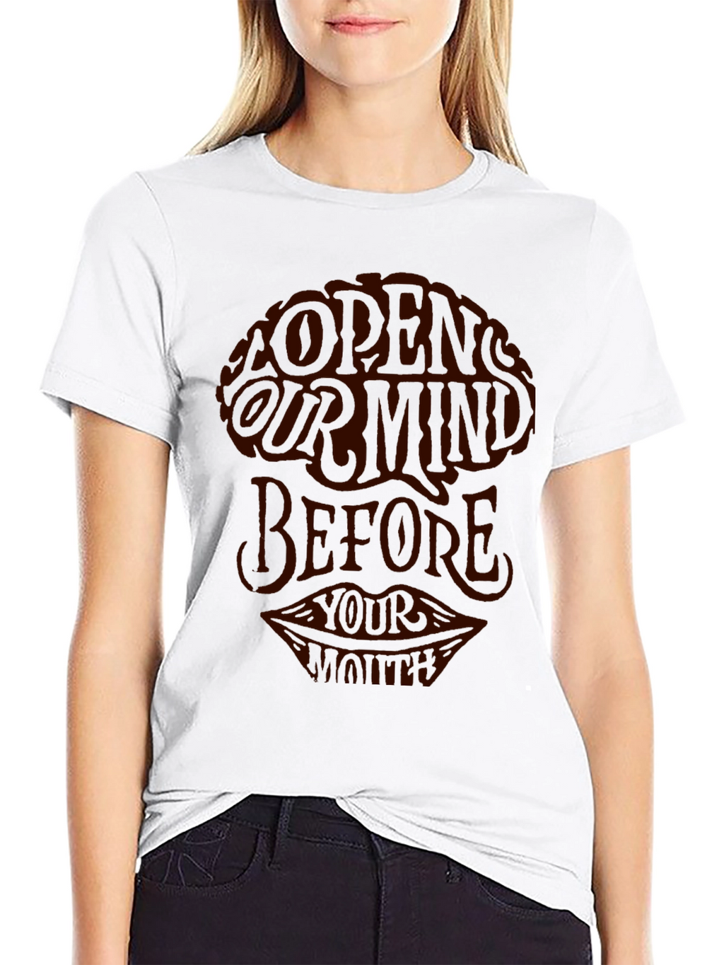 Open Your Mind Graphic Tee - Stylish Casual Wear