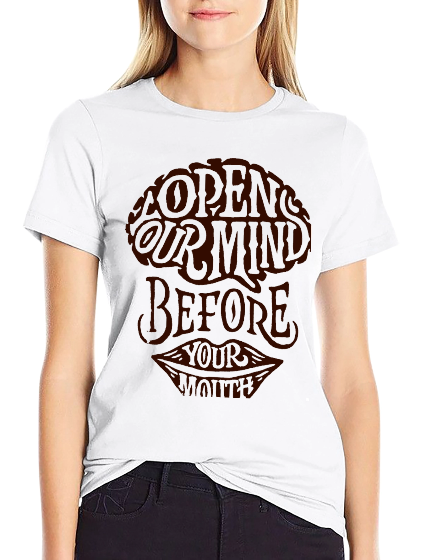 Open Your Mind Graphic Tee - Stylish Casual Wear