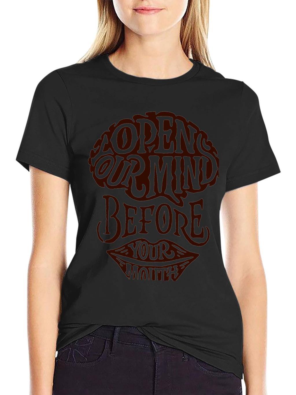 Open Your Mind Graphic Tee - Stylish Casual Wear