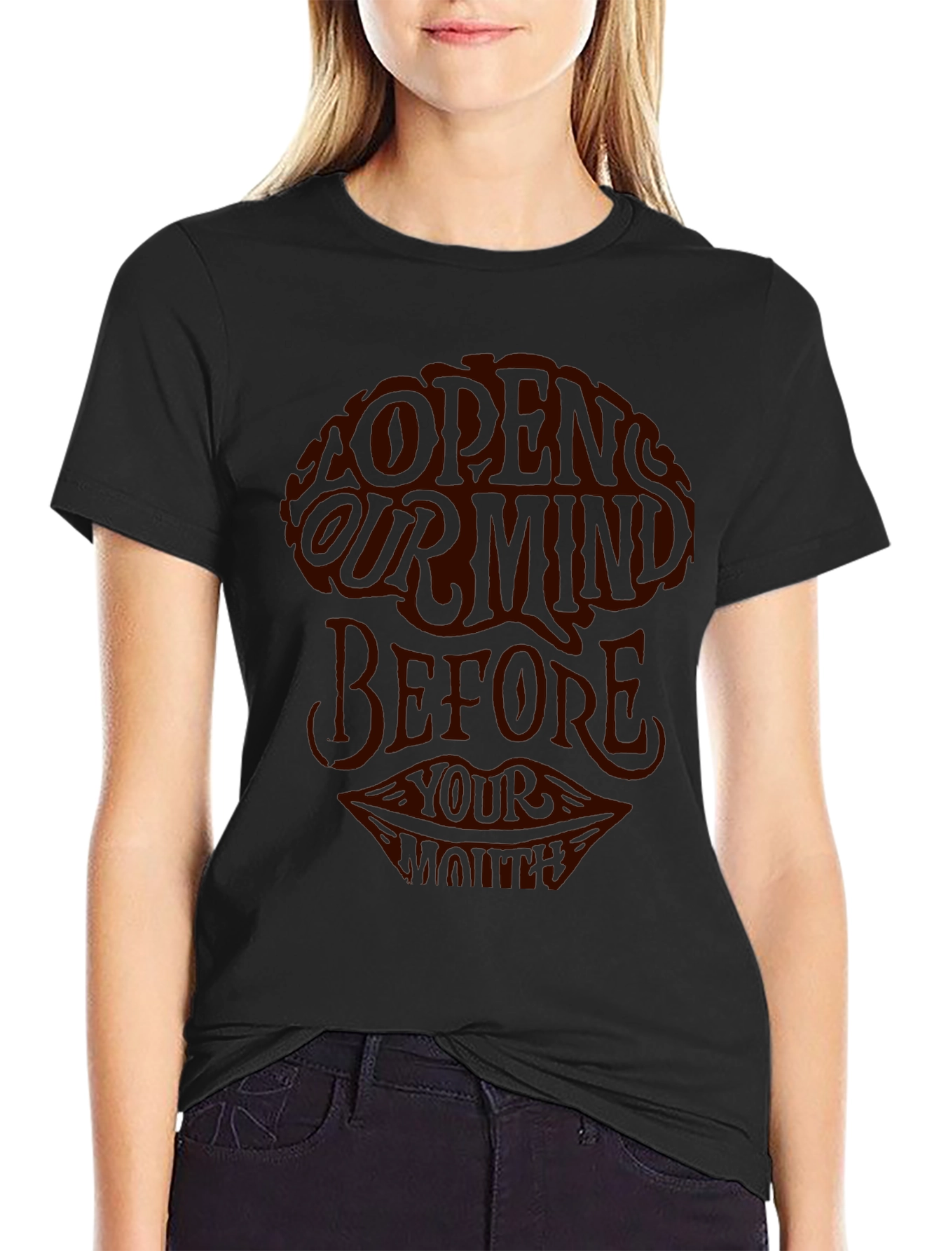 Open Your Mind Graphic Tee - Stylish Casual Wear