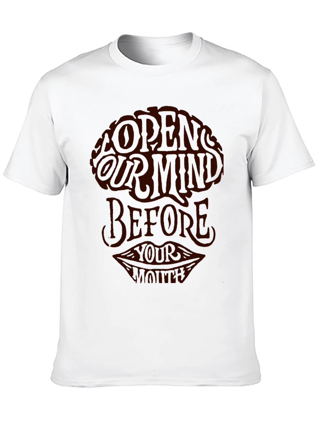 Open Your Mind Graphic Tee - Stylish Casual Wear