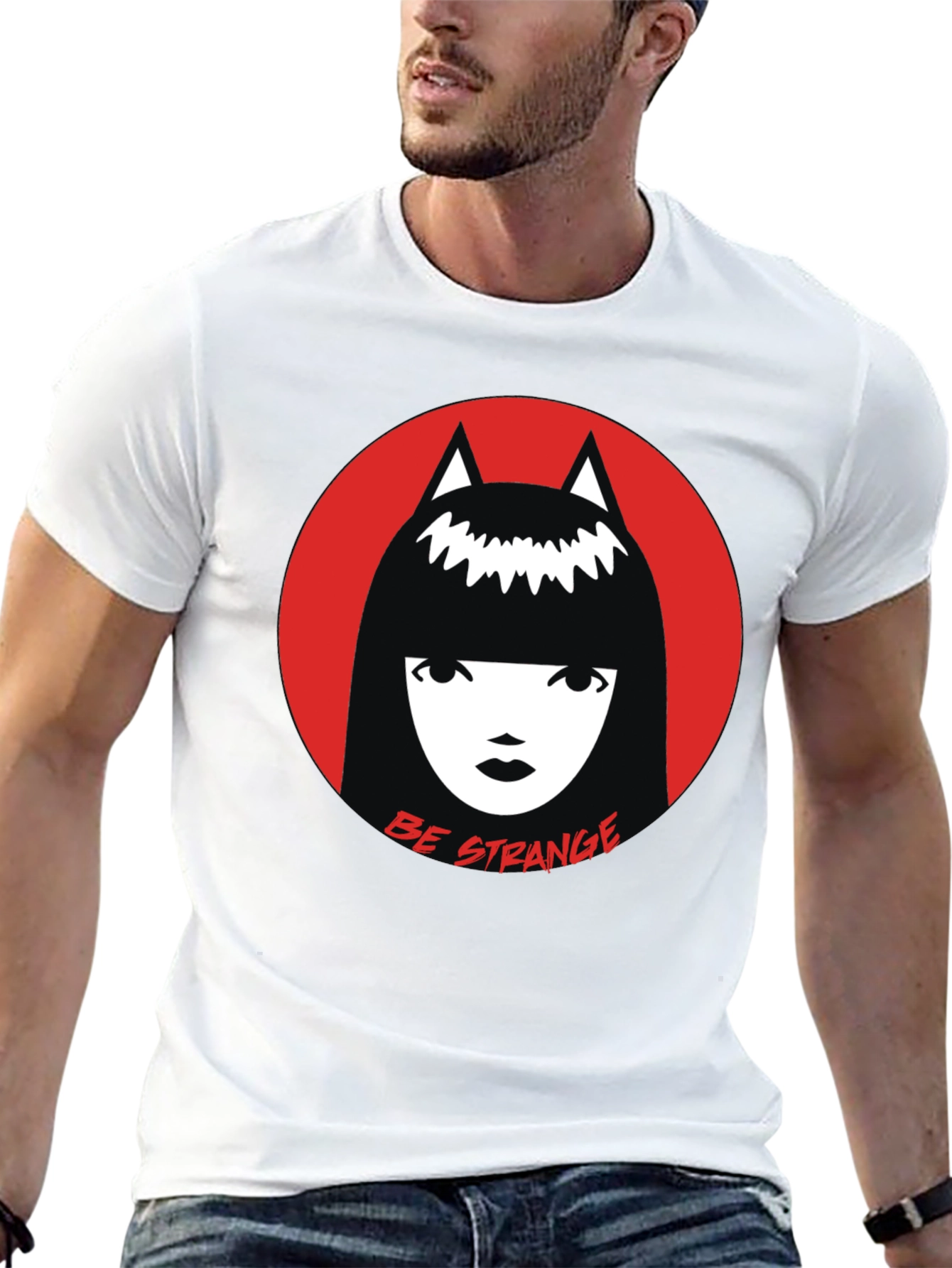 Be Strange Graphic Tee - Quirky Statement Shirt