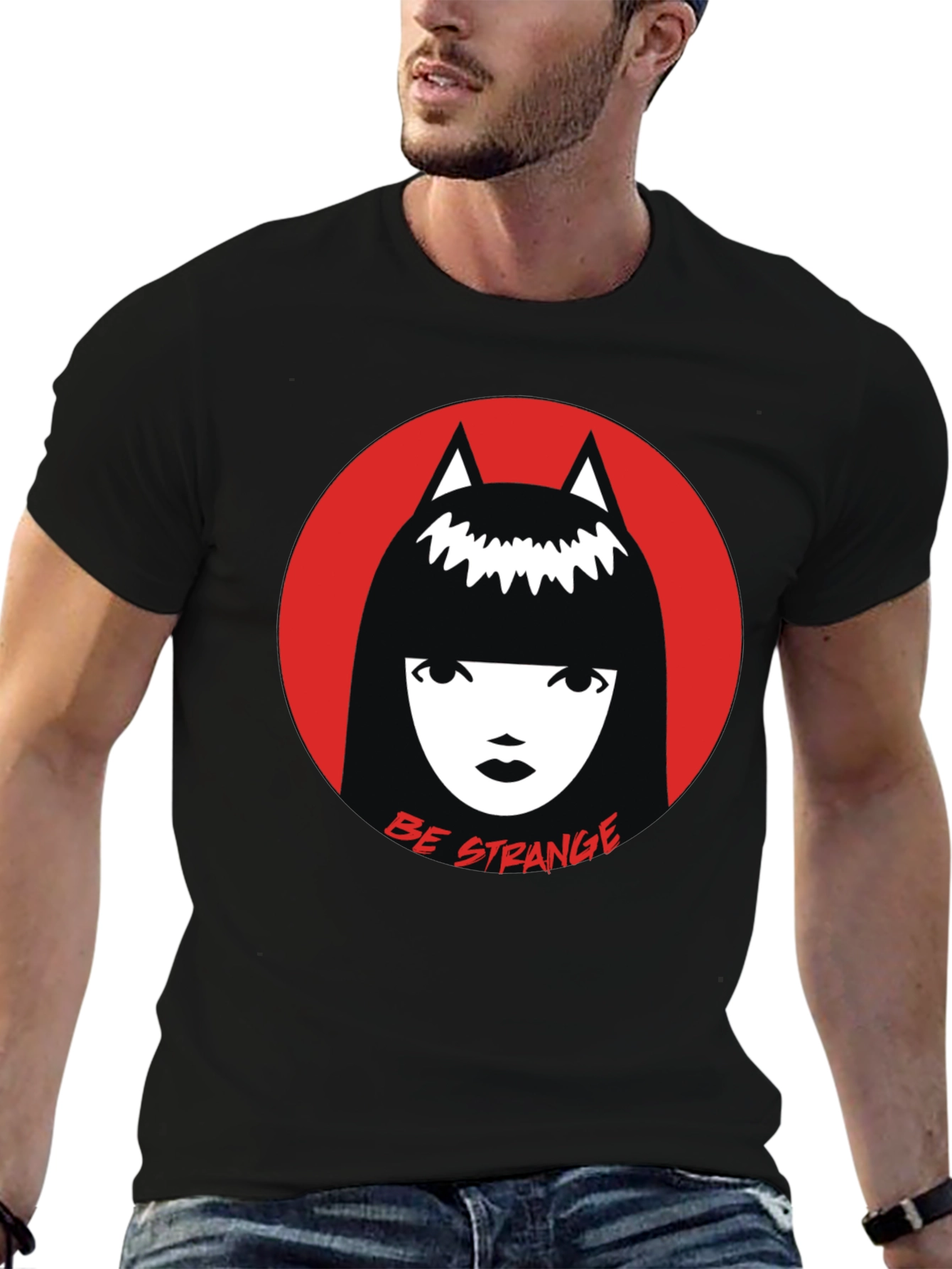Be Strange Graphic Tee - Quirky Statement Shirt