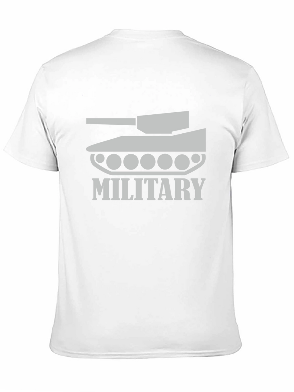 Military Tank Graphic Tee - Stylish Black T-Shirt