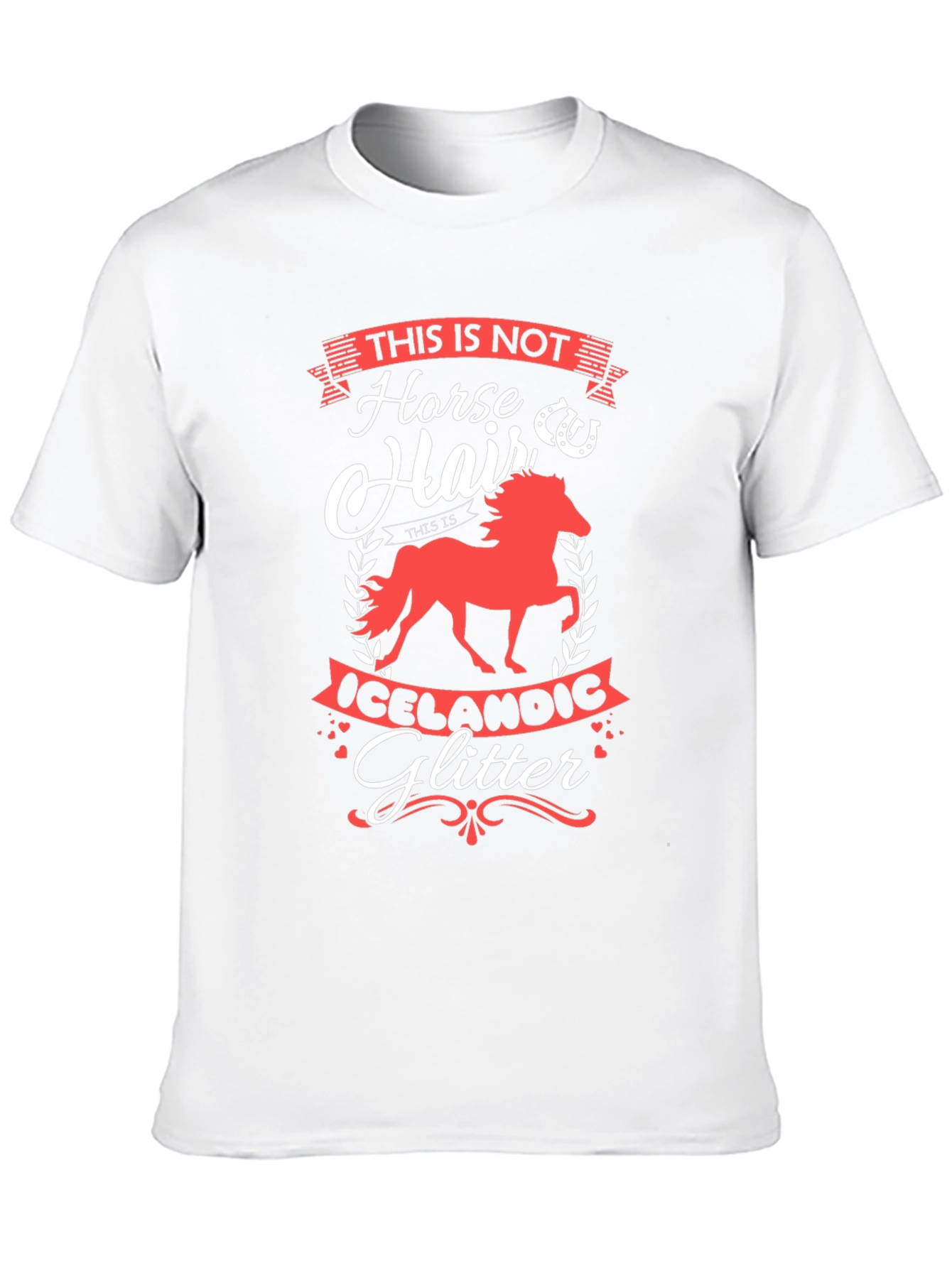 Horse Hair Icelandic Glitter Tee