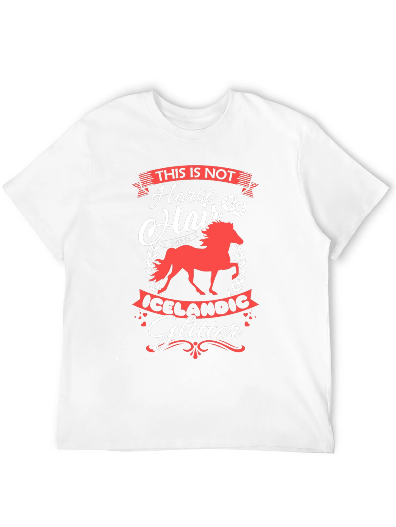 Horse Hair Icelandic Glitter Tee