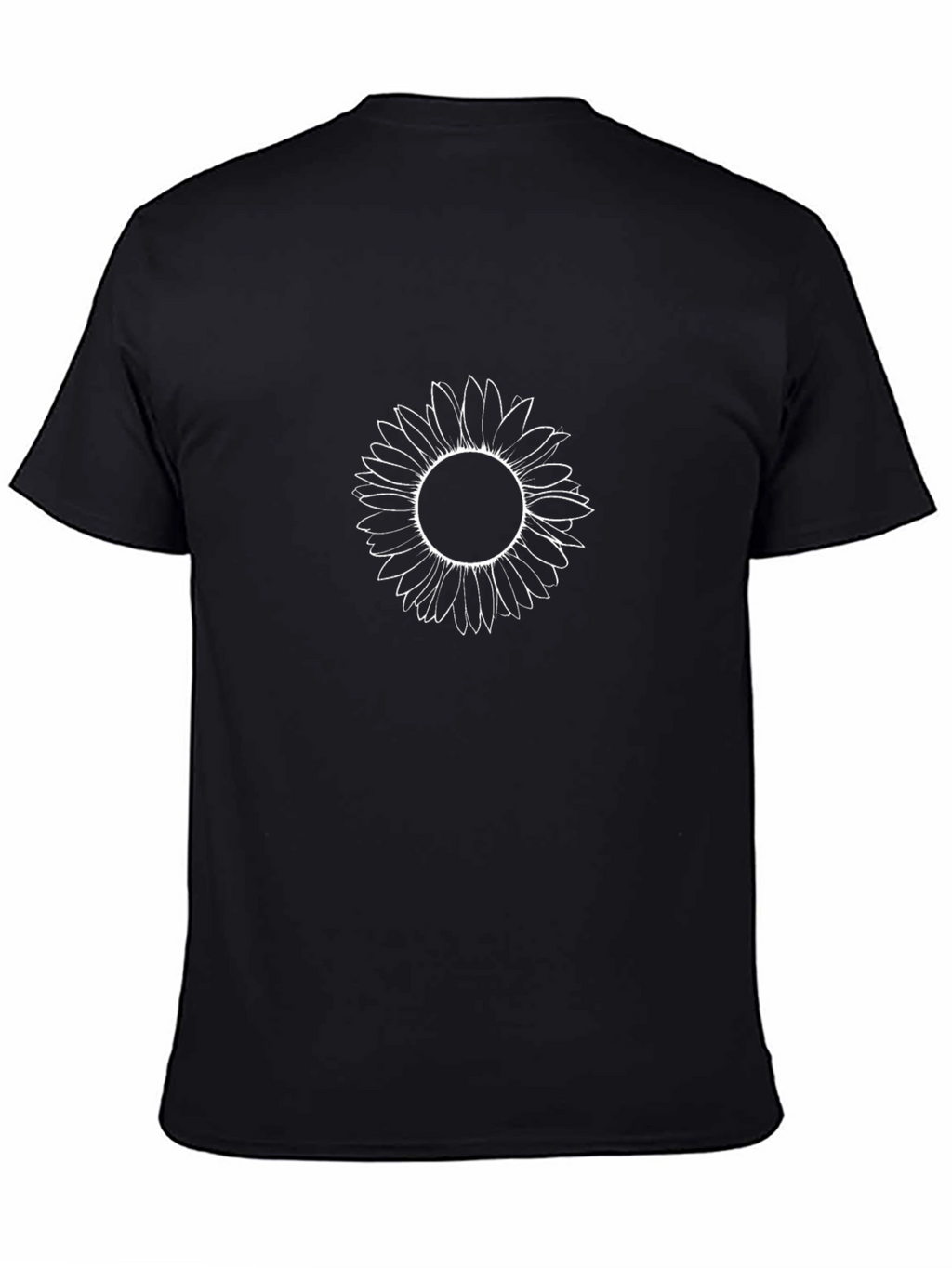 Sunflower Graphic Black Tee