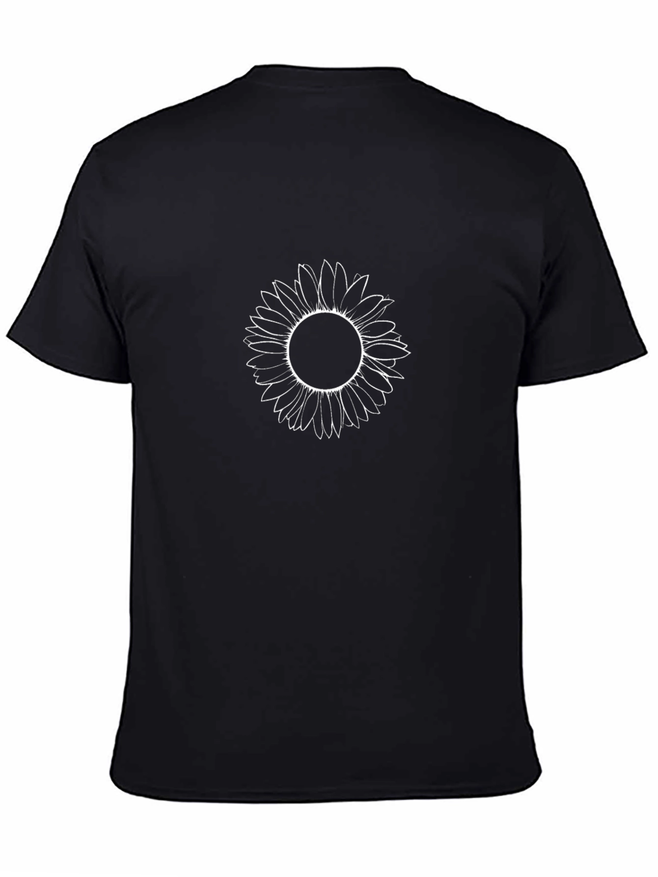 Sunflower Graphic Black Tee
