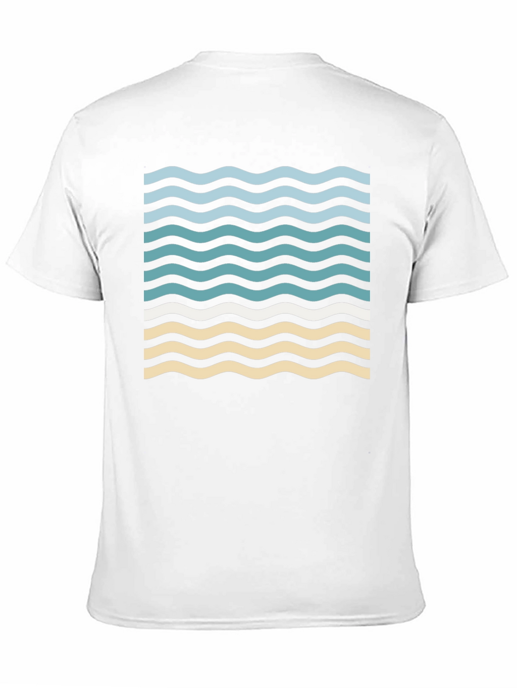Wavy Graphic Tee - Beach Vibes Shirt