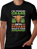 Grass to Steaks T-Shirt - Funny Superpower Tee