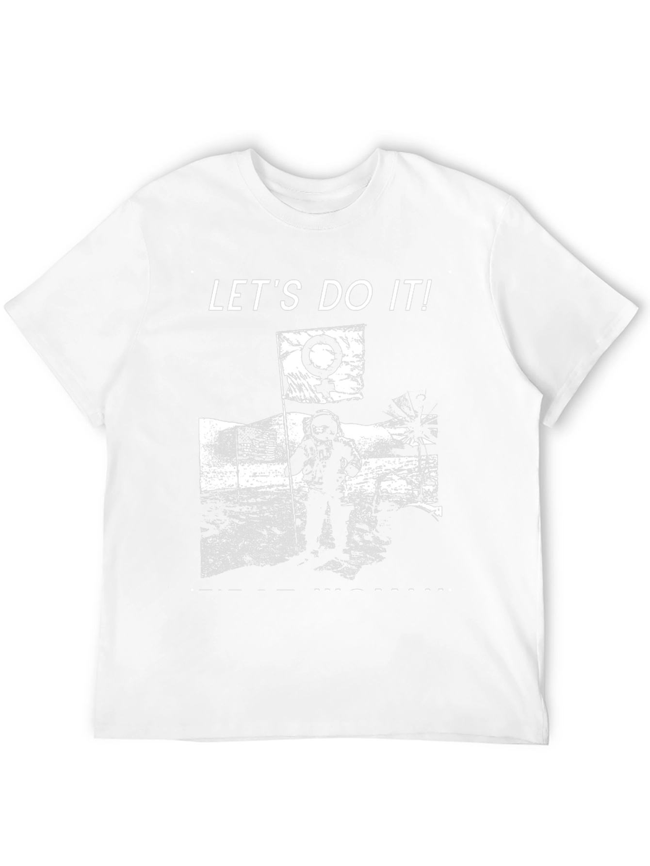 Lets Do It! Moon Landing Graphic T-Shirt