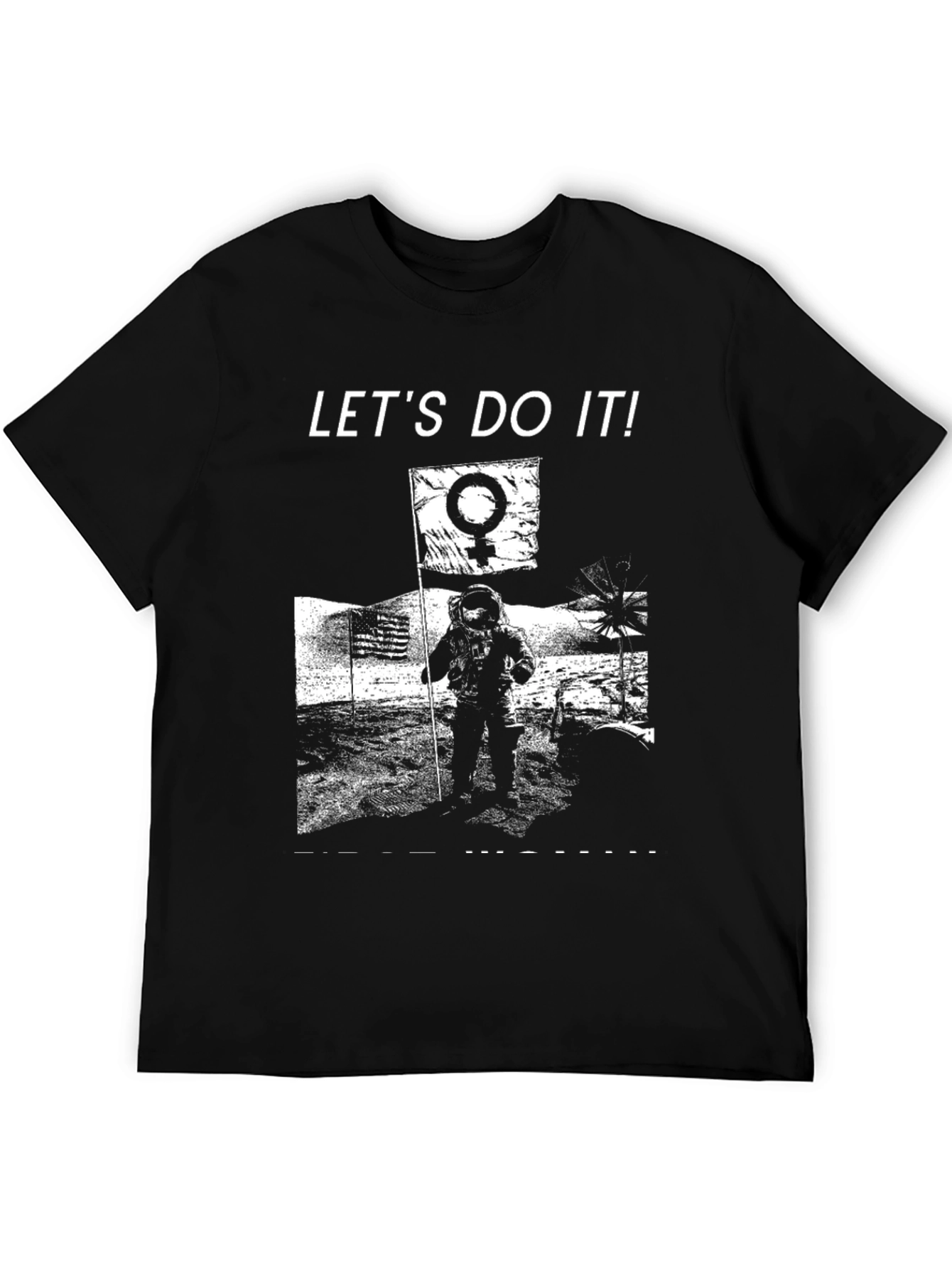 Lets Do It! Moon Landing Graphic T-Shirt
