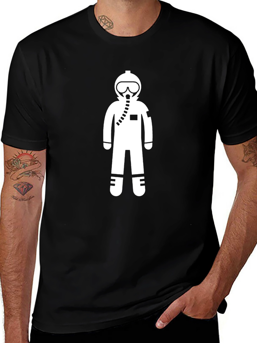 Astronaut Graphic T-Shirt - Space Suit Tee