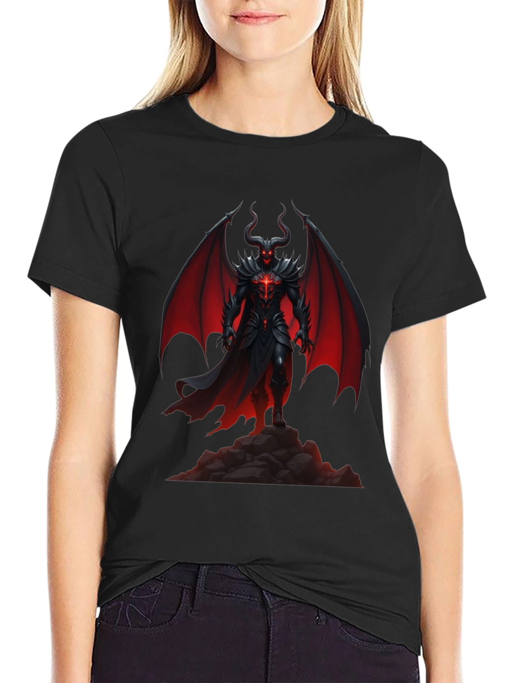 Devil King T-Shirt - Dark Fantasy Graphic Tee