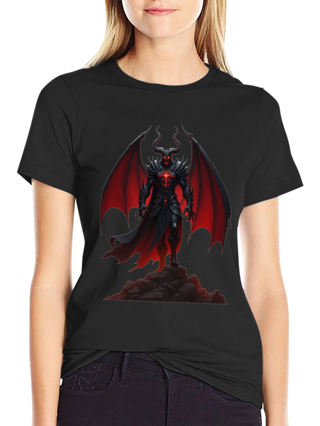 Devil King T-Shirt - Dark Fantasy Graphic Tee