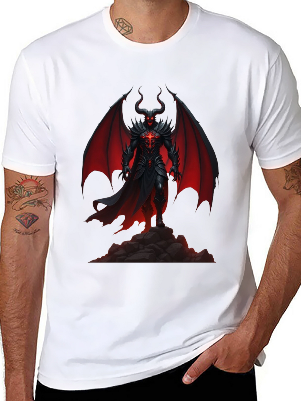 Devil King T-Shirt - Dark Fantasy Graphic Tee
