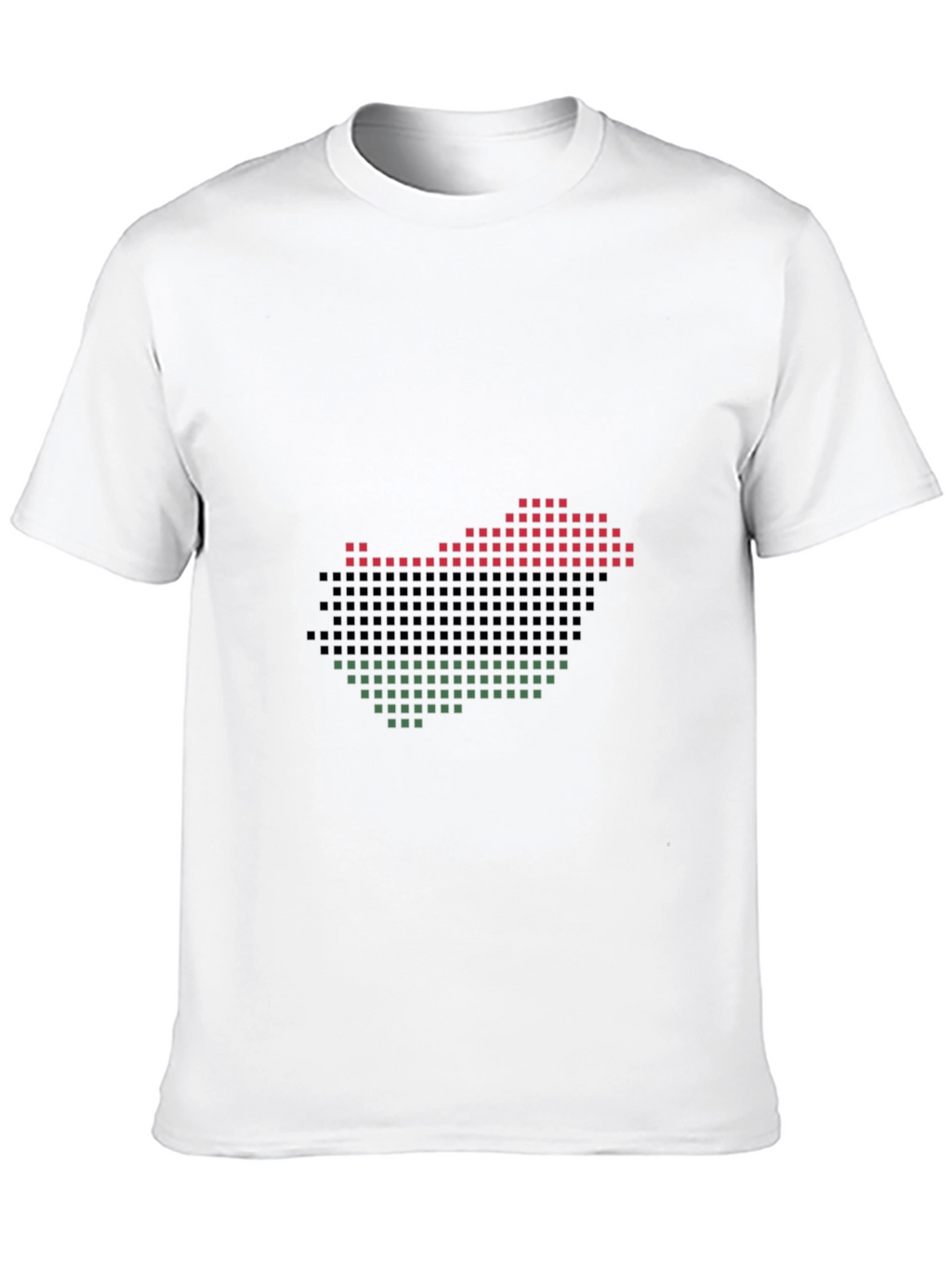 Kentucky Pixel Art Black T-Shirt