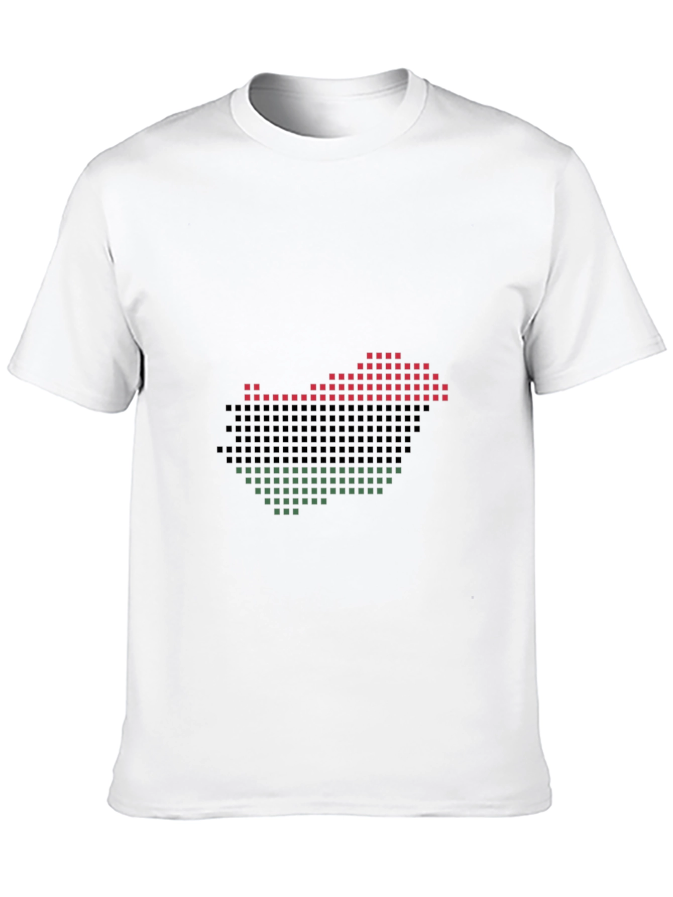 Kentucky Pixel Art Black T-Shirt