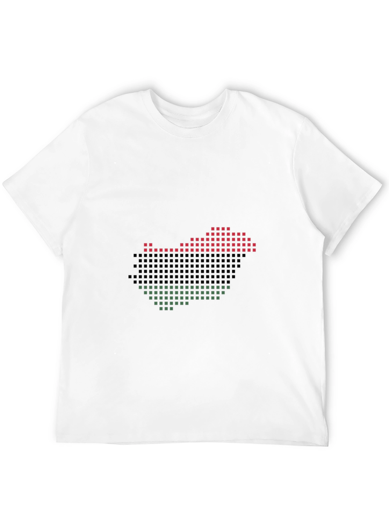 Kentucky Pixel Art Black T-Shirt