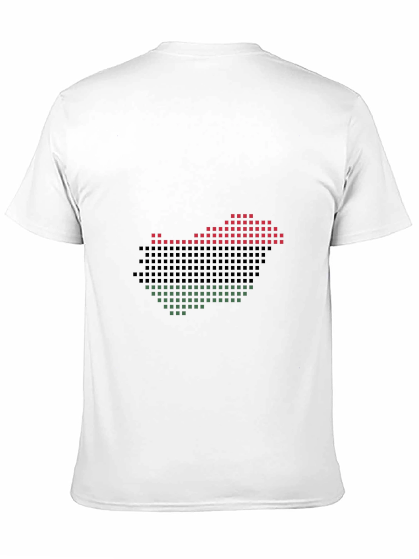 Kentucky Pixel Art Black T-Shirt