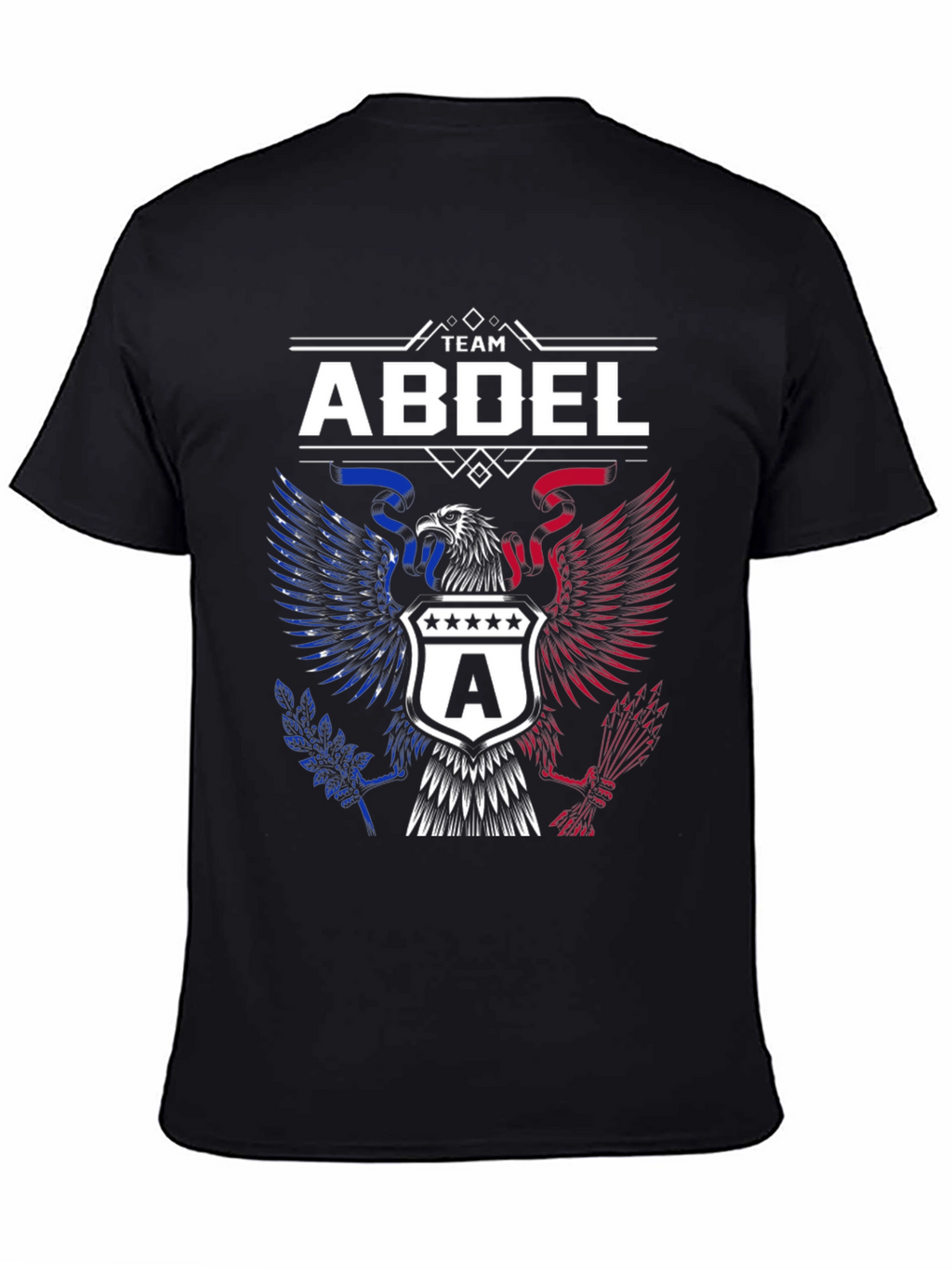 Team Abdel T-Shirt Patriotic Eagle Design