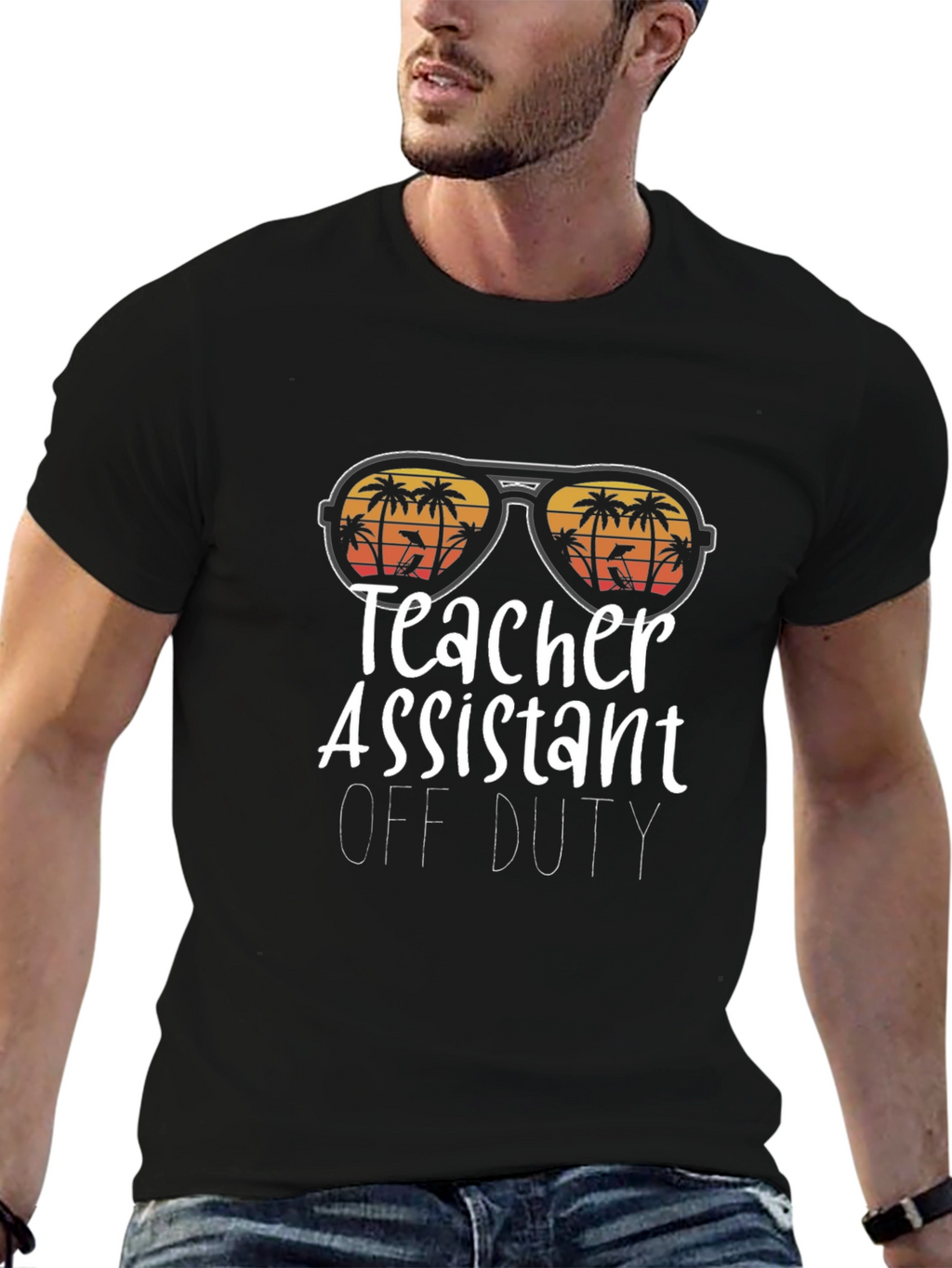 Teacher Assistant Off Duty Graphic T-Shirt